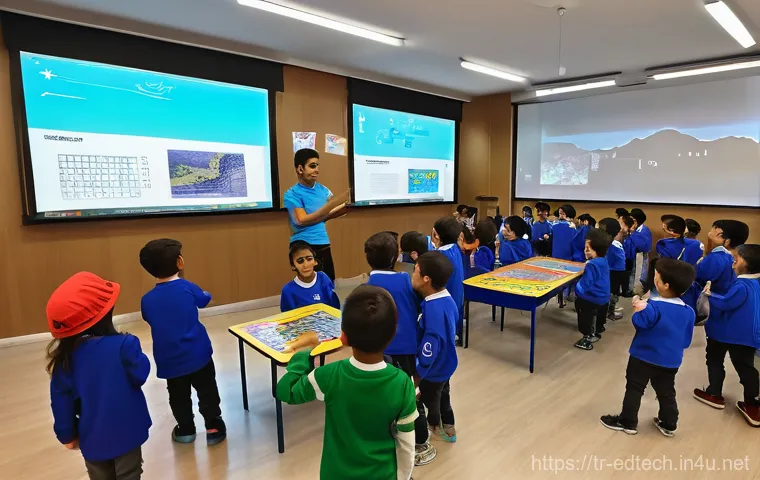 교육공학과 증강현실 AR - **Interactive Augmented Reality Biology Class**
Inside a brightly lit, modern classroom, a group... 교육공학과 증강현실 AR - **Interactive Augmented Reality Biology Class**
Inside a brightly lit, modern classroom, a group...